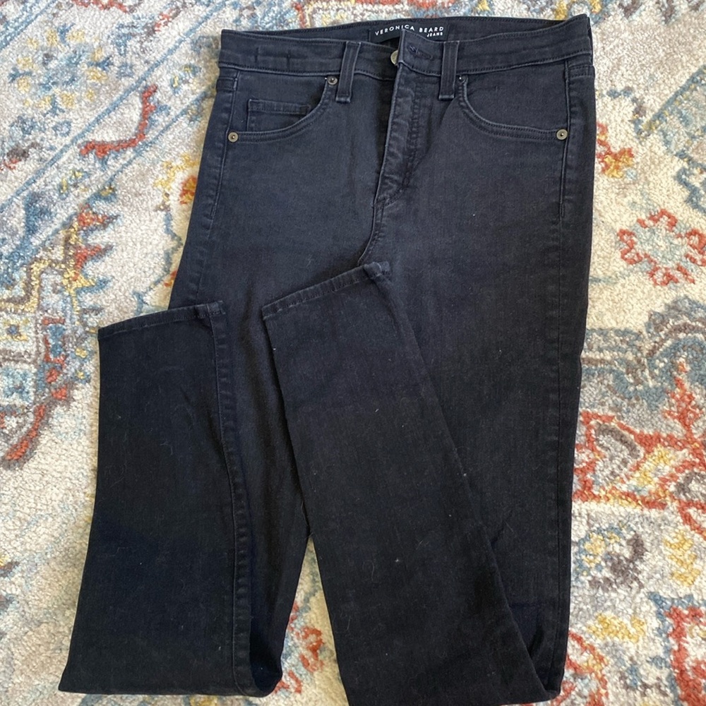 Veronica Beard 10” skinny jeans in black